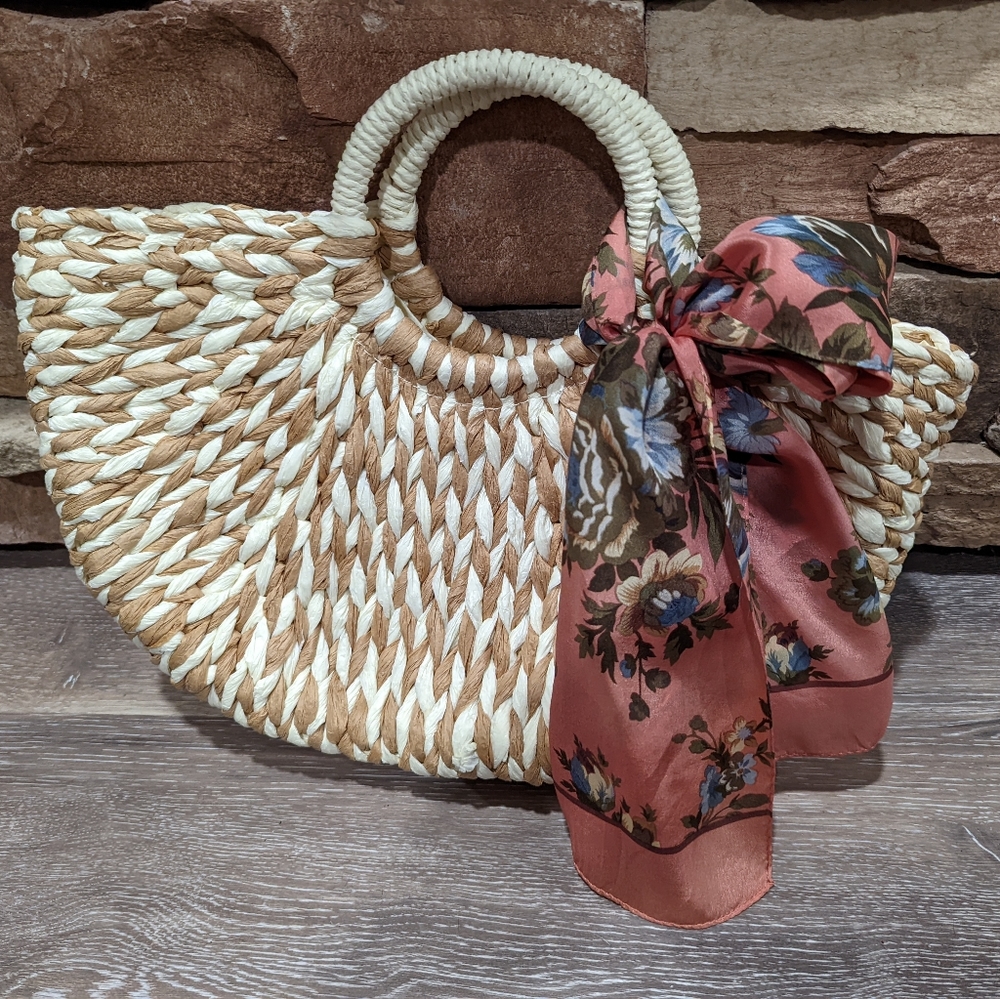 NWOT Straw Handbag/Tote